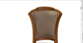 Sandalye ST 19762 Zus025 Oval Sırtlık Model Kayın Çizgi Ayak PÜTİ Kare Kumş Ceviz - 3