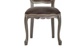 Sandalye 19758 Zus021 Model Gri Renk Baby Face Kumaş Kayın Aslan Ayak El Yapım - 3
