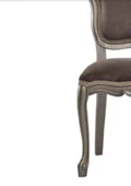 Sandalye 19758 Zus021 Model Gri Renk Baby Face Kumaş Kayın Aslan Ayak El Yapım - 4