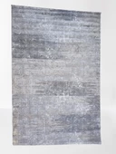 Diamond Halı 25018A 19729 siyah Koyu Bej 200*280 Polip Leke Tutmaz Dokuma taban - 2