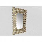 Ayna 19718 Flotal Güneş Dikdörtgen Model Gold Renk Kutuda Sevk El Yapım - 1