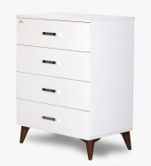 Şifonyer 19716 çok amaç hard parlak BEYAZ suntalem DERİN ÇEKMEE Kutu sevk El Yapı - 2