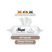 SLEEPY PETCARE ISLAK MENDIL 60LI NATURAL - 1