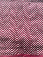 Pike Yazlık Zmrt Fuşya Çift Dolgun Malzeme V Çizgili Desen Pamuk Kalın Dokuma thumbnail 7