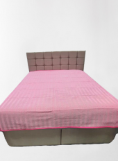 Pike Yazlık Zmrt Fuşya Çift Dolgun Malzeme V Çizgili Desen Pamuk Kalın Dokuma thumbnail 2