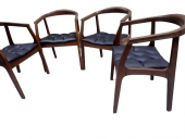 Sandalye 19633 ST ZUS139 Kayın Ahşap Tam Kolçak Sunideri Kapiton Döşem 4Ad Elyapı thumbnail 8