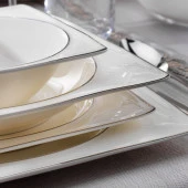 Schafer Glamor Pure Yemek Takımı 60 Parça-Platin - 4