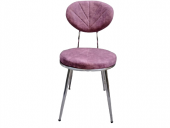 Sandalye 19427 MİDYE YONCA Metal Çelik Nikelaj 1Ad Ort Kalın Sünger El Yapım thumbnail 5