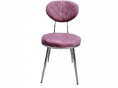 Sandalye 19427 MİDYE YONCA Metal Çelik Nikelaj 1Ad Ort Kalın Sünger El Yapım thumbnail 6