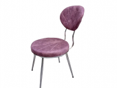 Sandalye 19427 MİDYE YONCA Metal Çelik Nikelaj 1Ad Ort Kalın Sünger El Yapım thumbnail 8