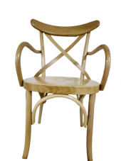 Sandalye 19416 X Çapraz BAMBU Tam Kolçak MODEL HAM Kayın Ayak Geniş otrm El Yapım thumbnail 7