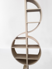 Kitaplık 19412 NOTA SOLO MDF Pres Sistem Fonksiyonel HAM natüre renk El Yapım - 7