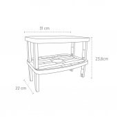2li Dolap İçi Raf Dolap İçi Çok Katlı Raf - 5