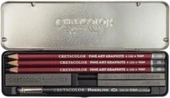 Cretacolor Graphite Eskiz Seti 9'lu Metal Kutu / 16029 thumbnail 2