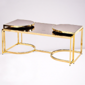 Orta Sehpa-zigon 19324 Ogem TAKIM Buket Set Metal Gold Kaplama Kutu sevk El yapım thumbnail 1