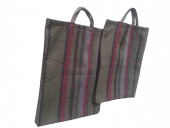 PAZAR ÇANTA 2Ad 18551 Döşeme Kareli Kumaş Koyu Renk Desen 40kg Taşıma Kapasite - 2