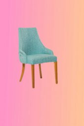 Sandalye 18507 ZUS084 PAPEL GIYDİRME kapiton Kayın Torna Retro ayak El Yapım thumbnail 3