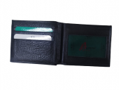 Cüzdan Erkek 18490 Cüzdanı Model Dana Derisi Siyah Kalıcı boya Çok göz El Yapım - 3