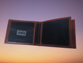 Cüzdan Erkek 18489 Cüzdanı Model Dana Derisi Taba renk Kalıcı boya Çok gözlü El Yapım - 6