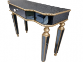 Dresuar ST 18470 HAYAL Model Kayın ayak gold renk füme Ayna kaplama Çekmec Elyapı - 8