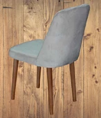 Sandalye 18306 Dizayn Enzo model Kayın klasik ayak kapitone girdirme 1Ad el yapım thumbnail 3