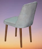 Sandalye 18306 Dizayn Enzo model Kayın klasik ayak kapitone girdirme 1Ad el yapım thumbnail 6