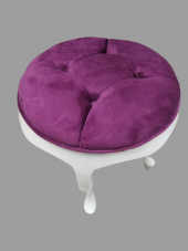 Benc PUF 18240 Model Kayın ASLAN Ayak Kaliteli Kumaş Kapitone Döşeme El Yapım - 5