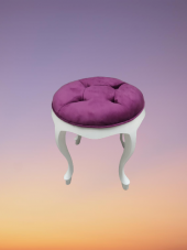 Benc PUF 18240 Model Kayın ASLAN Ayak Kaliteli Kumaş Kapitone Döşeme El Yapım - 7