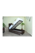 Baza Başlık Yatak 18236 Taytüy Kahve Metal Baza Full Ort Yatak 120*200 El Yapım - 1