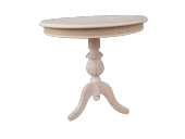 Fiskos 18218 Baba ayak Klasik Model Ahşap Ihlamur ağaç ayak HAM MDF tabla EL Yapı thumbnail 1