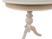 Fiskos 18218 Baba ayak Klasik Model Ahşap Ihlamur ağaç ayak HAM MDF tabla EL Yapı thumbnail 4