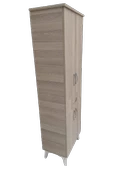 Çok Amaçlı 18212 Dolap CORDOBA Model Hard Parlak Suntalem 180 Demont 4raf El Yapı - 3