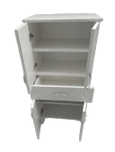 Çok Amaçlı 18209 Dolap BEYAZ Model Hard Parlak Suntalem 130 Demonte 4raf El Yapı - 2