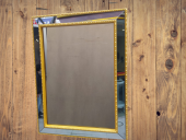 AYNA-Dresuar 18198 HAYAL MODEL Parlak Gold Renk Kayın torna Kutu sevk El Yapım - 2