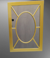 AYNA-Dresuar 18199 motif MODEL Parlak Gold Renk Kayın torna Kutu sevk El Yapım - 5