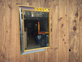 AYNA-Dresuar 18198 HAYAL MODEL Parlak Gold Renk Kayın torna Kutu sevk El Yapım - 5