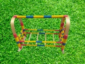 Beşik Bebek 18202 NATÜRE Hamak Hafif Sağlam Doğal Demonte Renkli Sallanır El Yapı - 6