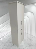 Çok Amaçlı 18180 Dolap BEYAZ Model Hard Parlak Suntalem 180 Demonte 4raf El Yapım - 7