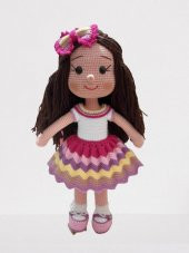 Şeker Karnaval Bebek Amigurumi Organik Oyuncak - 1