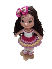 Şeker Karnaval Bebek Amigurumi Organik Oyuncak - 3