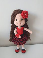 İspanyol Karnaval Bebek Amigurumi Organk Oyuncak - 1