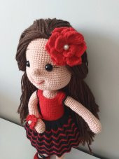 İspanyol Karnaval Bebek Amigurumi Organk Oyuncak - 3
