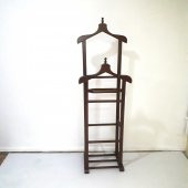 Dilsiz Uşak18154 ÇİFT TEPE Model Parlak Ceviz Natüre Askılık Kayın Demonte El Yapım - 4