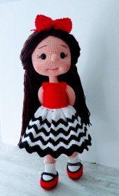 Şirin Karnaval Bebek Amigurumi Organik Oyuncak - 2