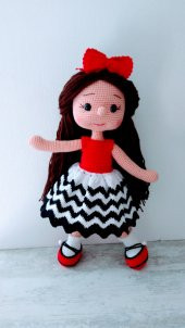 Şirin Karnaval Bebek Amigurumi Organik Oyuncak - 3