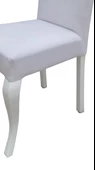 Sandalye 18134 Klasik Model Kayın Lükens Aslan Ayak klasik Babyface kumaş El Yapı - 3