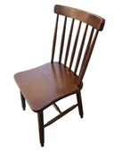 Sandalye 18124 YONCA ÇITALI Model Kayın Torna RETRO parlak CEVİZ Natüre El Yapım thumbnail 3