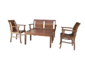 Bahçe 18111 RATTAN bahçe-balkon tk model Kayın Izgara Sudan az etkilenme El Yapım - 1