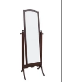 Ayna 18071 Boy Dikdörtgen Ahşap MDF Parlak CEVİZ Nature Boya Dekoratif El Yapım - 2