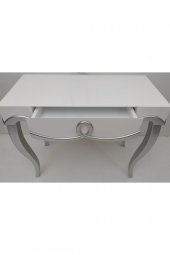 Dresuar 18032 CNC KABARTMA Model Kayın  Aslan Ayak Parlak Gri-Beyaz Boya El yapım thumbnail 5